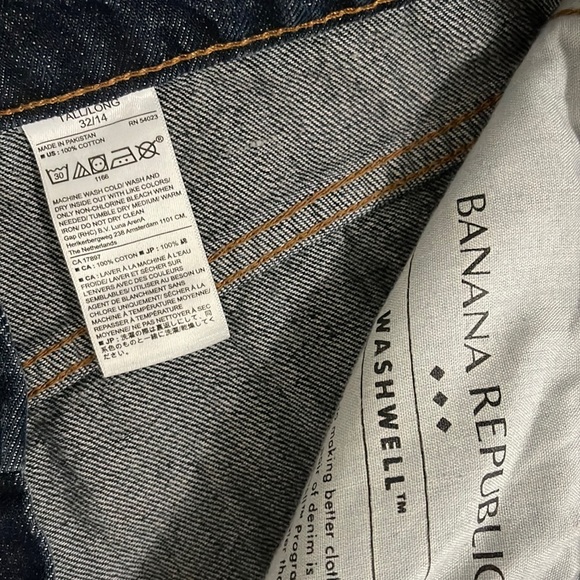 NWT Banana Republic Jeans 32/14t - Picture 2 of 3